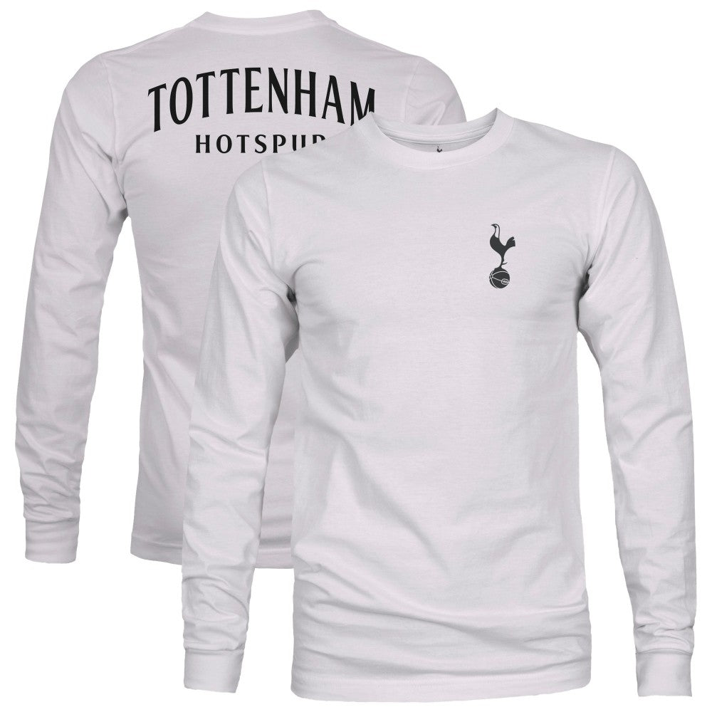 Tottenham Hotspur 1863FC Back Team Arch Long Sleeve T-Shirts - Gray