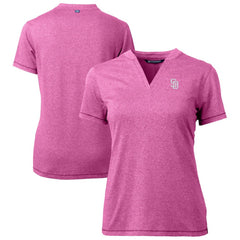 San Diego Padres Cutter & Buck Forge Heathered Stretch Blade Top Online