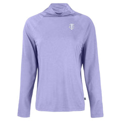Minnesota Twins Cutter & Buck Women's Coastline Epic Comfort Eco Recycled Funnel Neck Pullover Top Sale