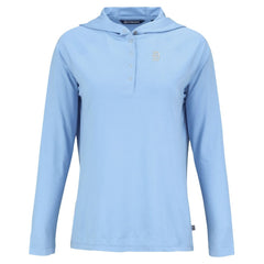 Detroit Tigers Cutter & Buck Women's Coastline Epic Comfort Eco Recycled Long Sleeve Hoodie T-Shirt Sale