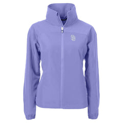 San Diego Padres Cutter & Buck Women's Charter Eco Recycled Full-Zip Jacket discount
