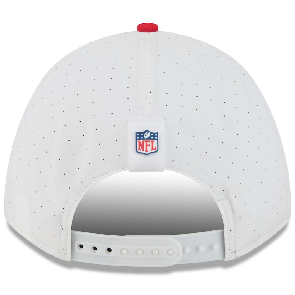 Kansas City Chiefs New Era Youth 2025 NFL Training Camp A-Frame 9FORTY Adjustable Hat White/Red - NFL
