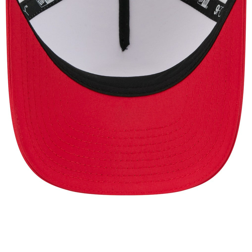 Kansas City Chiefs New Era Youth 2025 NFL Training Camp A-Frame 9FORTY Adjustable Hat White/Red - NFL