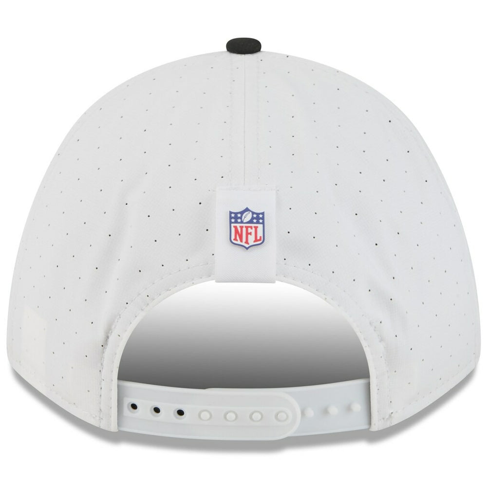Las Vegas Raiders New Era Youth 2025 NFL Training Camp A-Frame 9FORTY Adjustable Hat White/Black - NFL