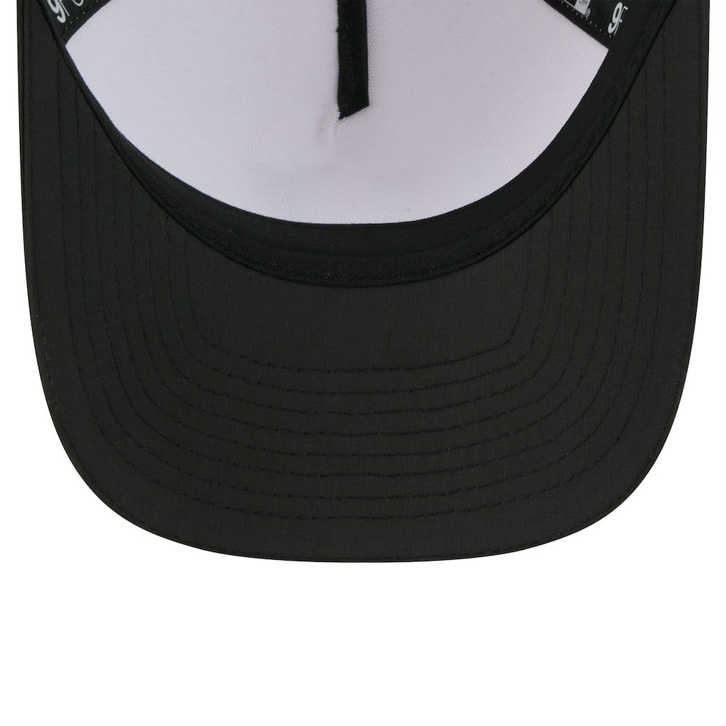 Las Vegas Raiders New Era Youth 2025 NFL Training Camp A-Frame 9FORTY Adjustable Hat White/Black - NFL