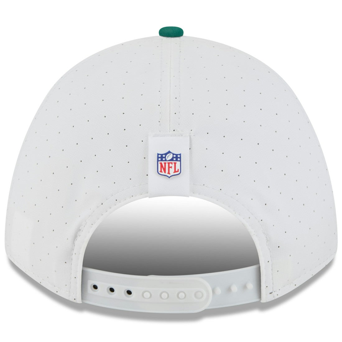 New York Jets New Era Youth 2025 NFL Training Camp A-Frame 9FORTY Adjustable Hat White/Green - NFL