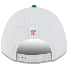New York Jets New Era Youth 2025 NFL Training Camp A-Frame 9FORTY Adjustable Hat White/Green - NFL