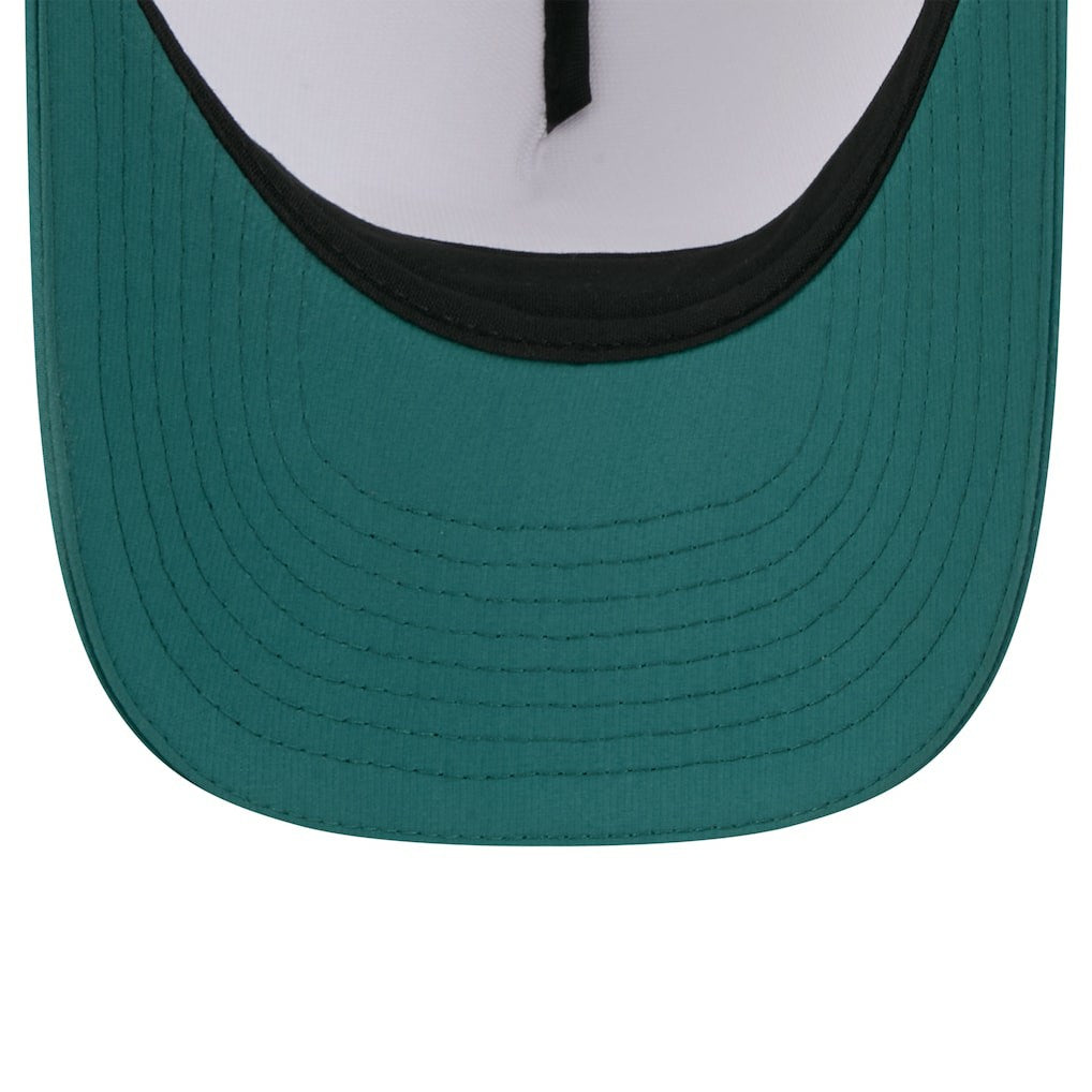Philadelphia Eagles New Era Youth 2025 NFL Training Camp A-Frame 9FORTY Adjustable Hat White/Midnight Green - NFL