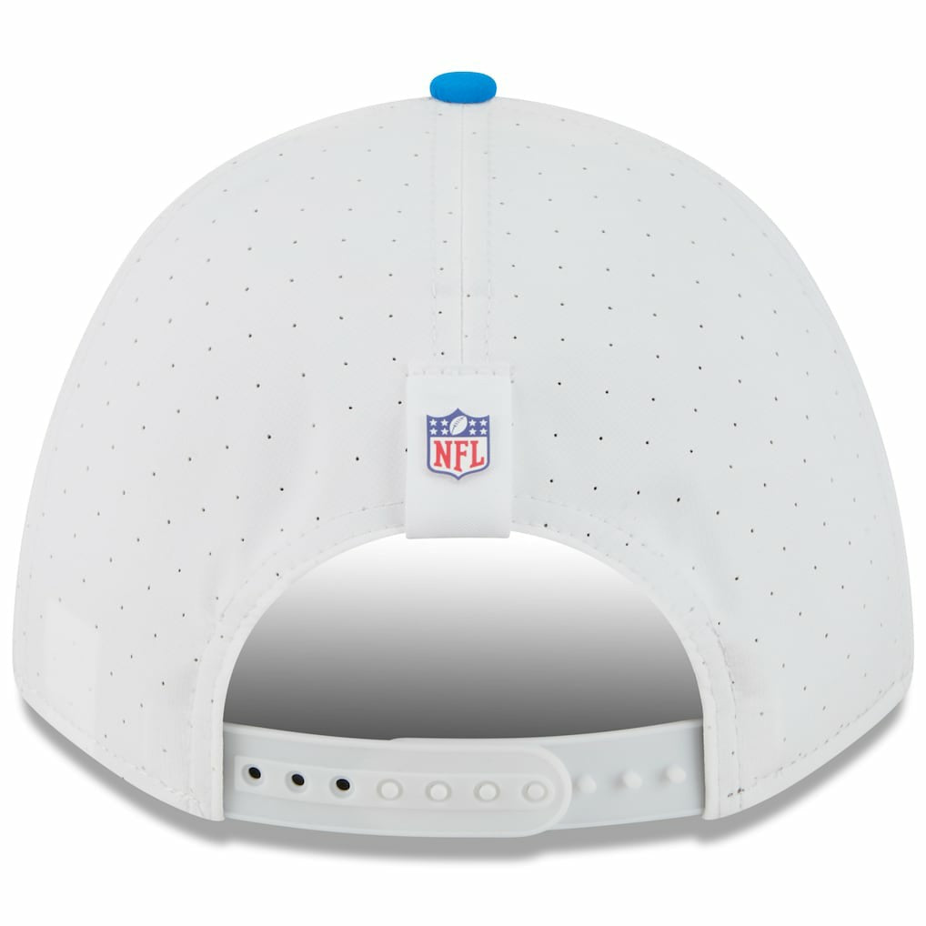 Detroit Lions New Era Youth 2025 NFL Training Camp A-Frame 9FORTY Adjustable Hat White/Blue - NFL