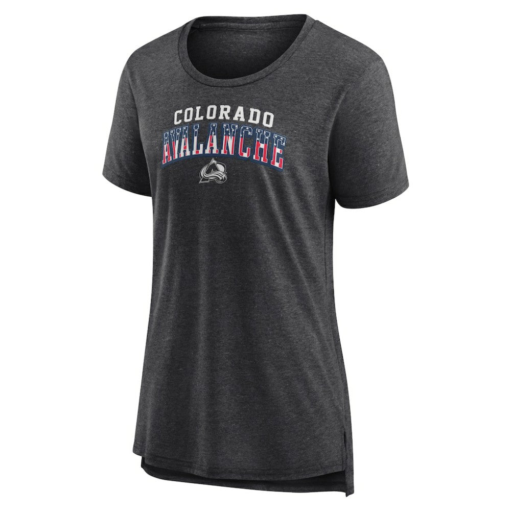 Colorado Avalanche - Women's Proud Tri-Blend T-Shirt Gray
