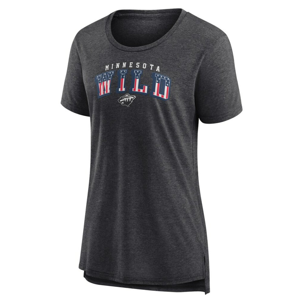 Minnesota Wild - Women's Proud Tri-Blend T-Shirt Gray