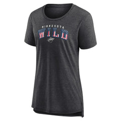 Minnesota Wild - Women's Proud Tri-Blend T-Shirt Gray