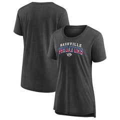 Nashville Predators - Women's Proud Tri-Blend T-Shirt Gray
