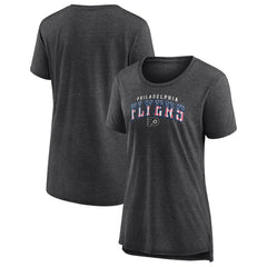 Philadelphia Flyers - Women's Proud Tri-Blend T-Shirt Gray