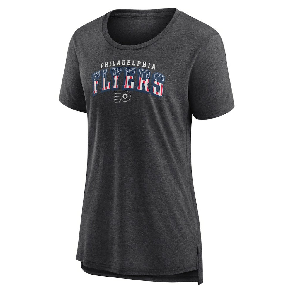 Philadelphia Flyers - Women's Proud Tri-Blend T-Shirt Gray
