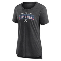 Tampa Bay Lightning - Women's Proud Tri-Blend T-Shirt Gray