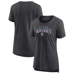 Vegas Golden Knights Women's Proud Tri-Blend T-Shirt Gray