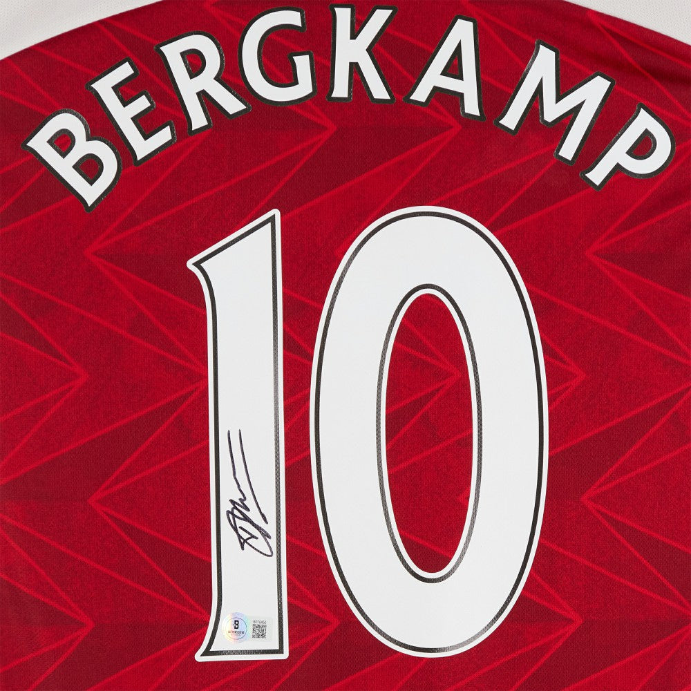 Fanatics Dennis Bergkamp Arsenal Autographed 2020-21 Red Home Jerseys - BAS