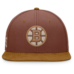 Boston Bruins Fanatics Fall Leaves Acreage Snapback Hat Brown