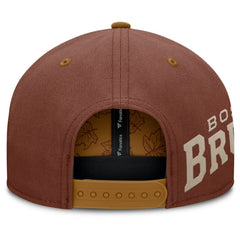 Boston Bruins Fanatics Fall Leaves Acreage Snapback Hat Brown