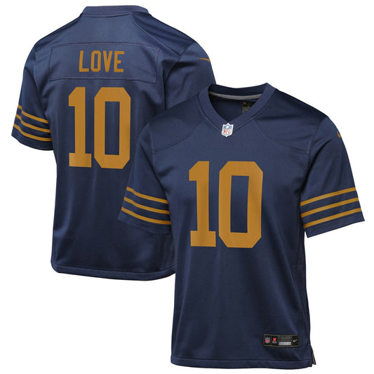 Jordan Love Green Bay Packers Youth The 1923 Classic Game Jersey - Navy | NFL Jerseys