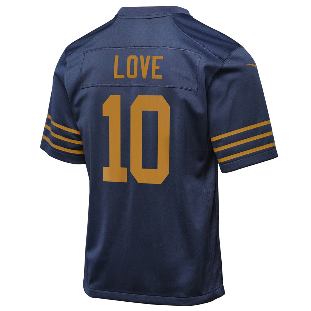 Jordan Love Green Bay Packers Youth The 1923 Classic Game Jersey Navy - Nike