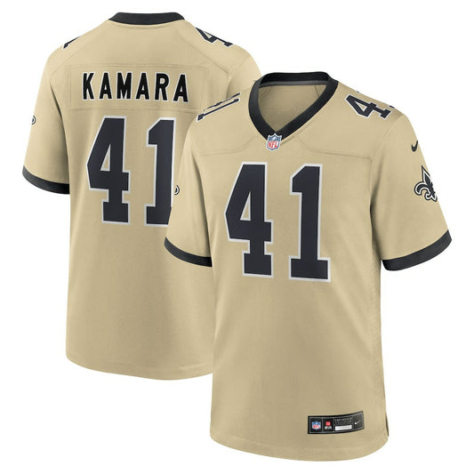 Alvin Kamara New Orleans Saints Youth Gameday Golds Alternate Game Player Jersey - Gold | NFL Jerseys