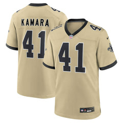 Alvin Kamara New Orleans Saints Youth Gameday Golds Alternate Game Player Jersey Gold - Nike