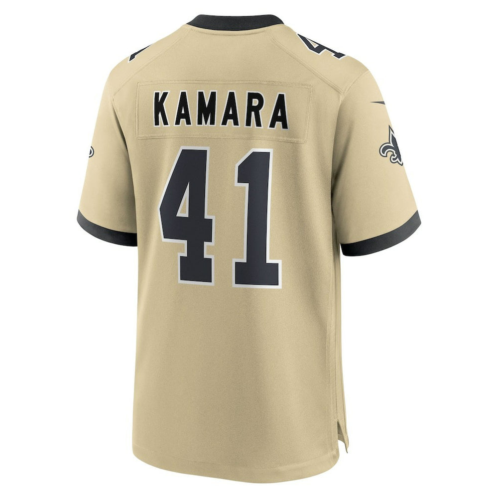Alvin Kamara New Orleans Saints Youth Gameday Golds Alternate Game Player Jersey Gold - Nike