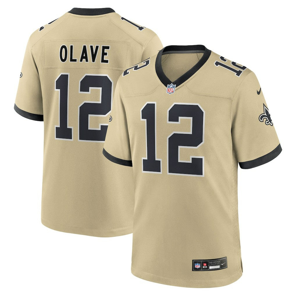 Chris Olave New Orleans Saints Youth Gameday Golds Alternate Game Player Jersey - Gold | NFL Jerseys