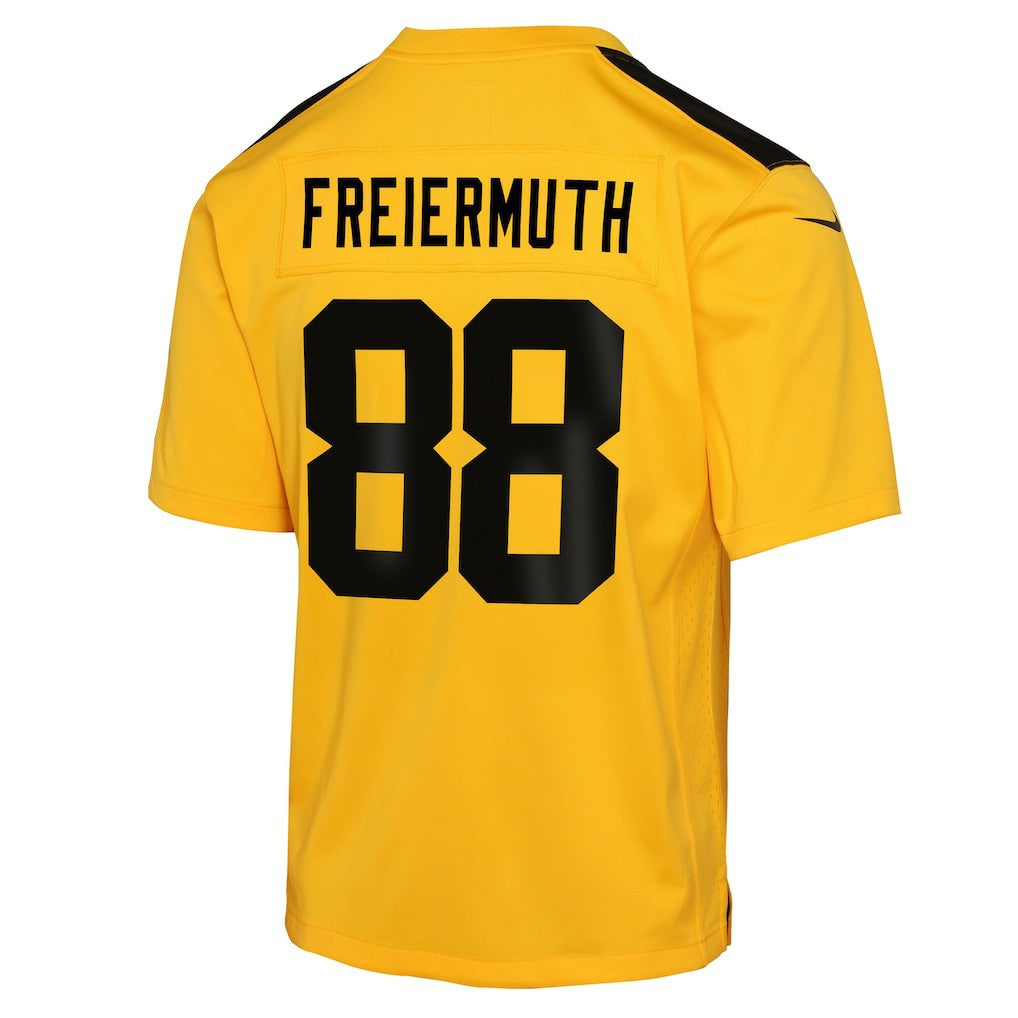 Pat Freiermuth Pittsburgh Steelers Youth Alternate 1933 Throwback Game Jersey Gold - Nike