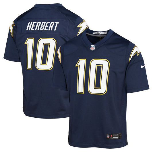 Justin Herbert Los Angeles Chargers Youth Alternate Super Chargers Game Player Jersey - Navy | NFL Jerseys