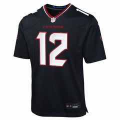Nico Collins Houston Texans Youth Team Game Jersey Navy - Nike