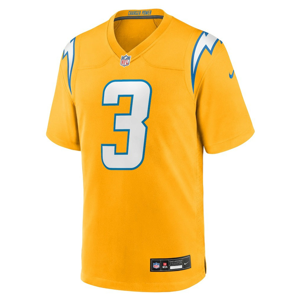 Derwin James Jr. Los Angeles Chargers Youth Alternate Charger Power Game Player Jersey Gold - Nike