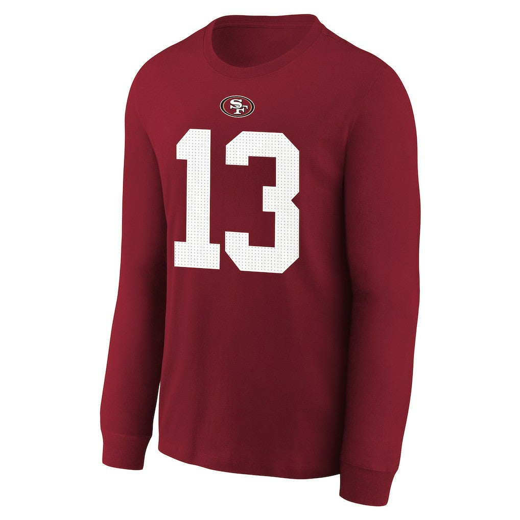 Brock Purdy San Francisco 49ers Youth Player Name & Number Long Sleeve T-Shirt Scarlet - Nike