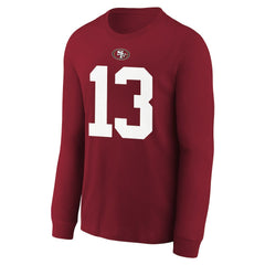 Brock Purdy San Francisco 49ers Youth Player Name & Number Long Sleeve T-Shirt Scarlet - Nike
