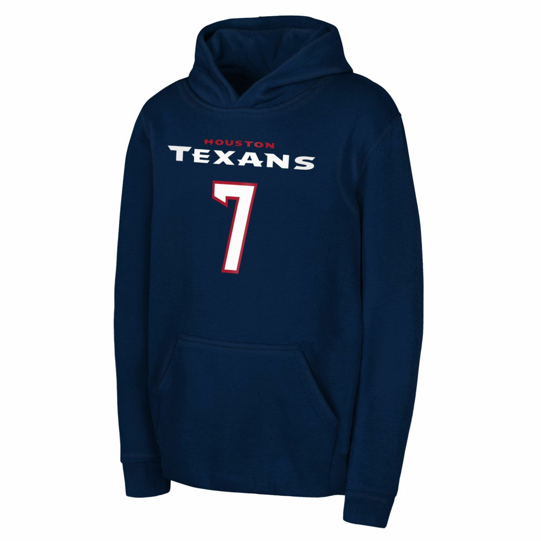 C.J. Stroud Houston Texans Outerstuff Mainliner Player Name & Number Hoodie Navy - NFL