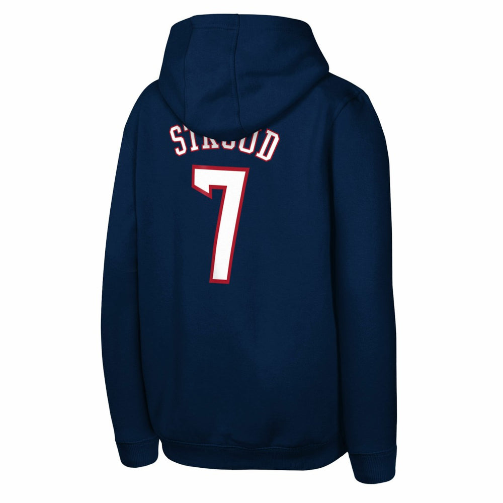 C.J. Stroud Houston Texans Outerstuff Mainliner Player Name & Number Hoodie Navy - NFL