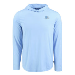 Cincinnati Bengals Men's Cutter & Buck Coastline Epic Comfort Eco Recycled Men's Hooded Shirt Powder Blue - NFL