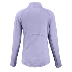 Cincinnati Bengals Cutter & Buck Women's Peshastin Eco Fleece Recycled Half-Zip Top Purple - NFL