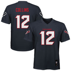 Nico Collins Houston Texans Youth Replica Player Jersey Navy - NFL