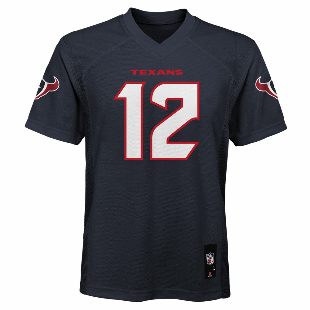 Nico Collins Houston Texans Youth Replica Player Jersey Navy - NFL