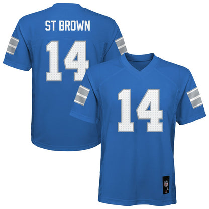 Amon-Ra St. Brown Detroit Lions Outerstuff Preschool Replica Player Jersey - Blue sale | NFL Jerseys