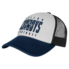 Dallas Cowboys Outerstuff Youth Essentials Trucker Adjustable Hat White - NFL