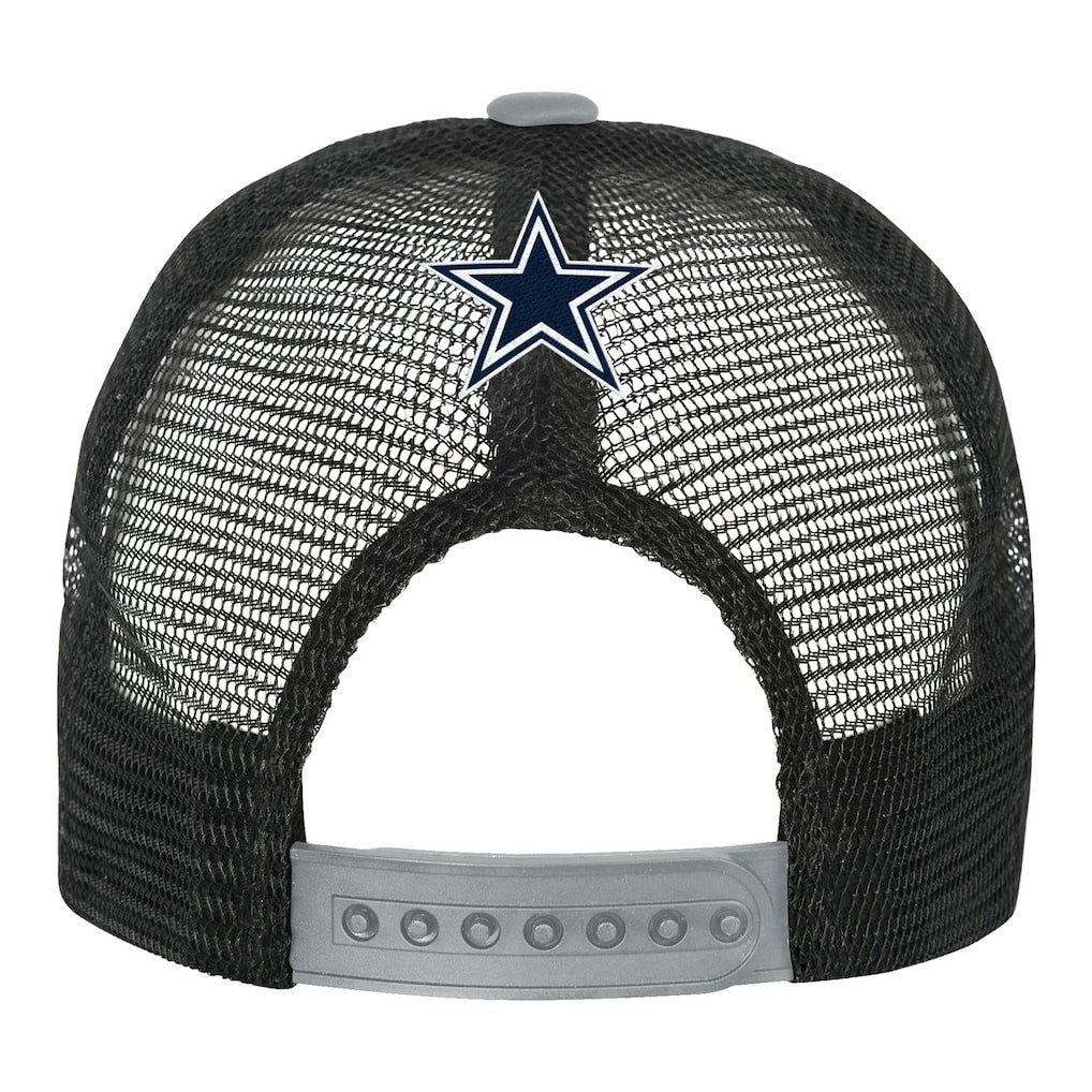 Dallas Cowboys Outerstuff Modern Fan Trucker Adjustable Hat White/Navy - NFL