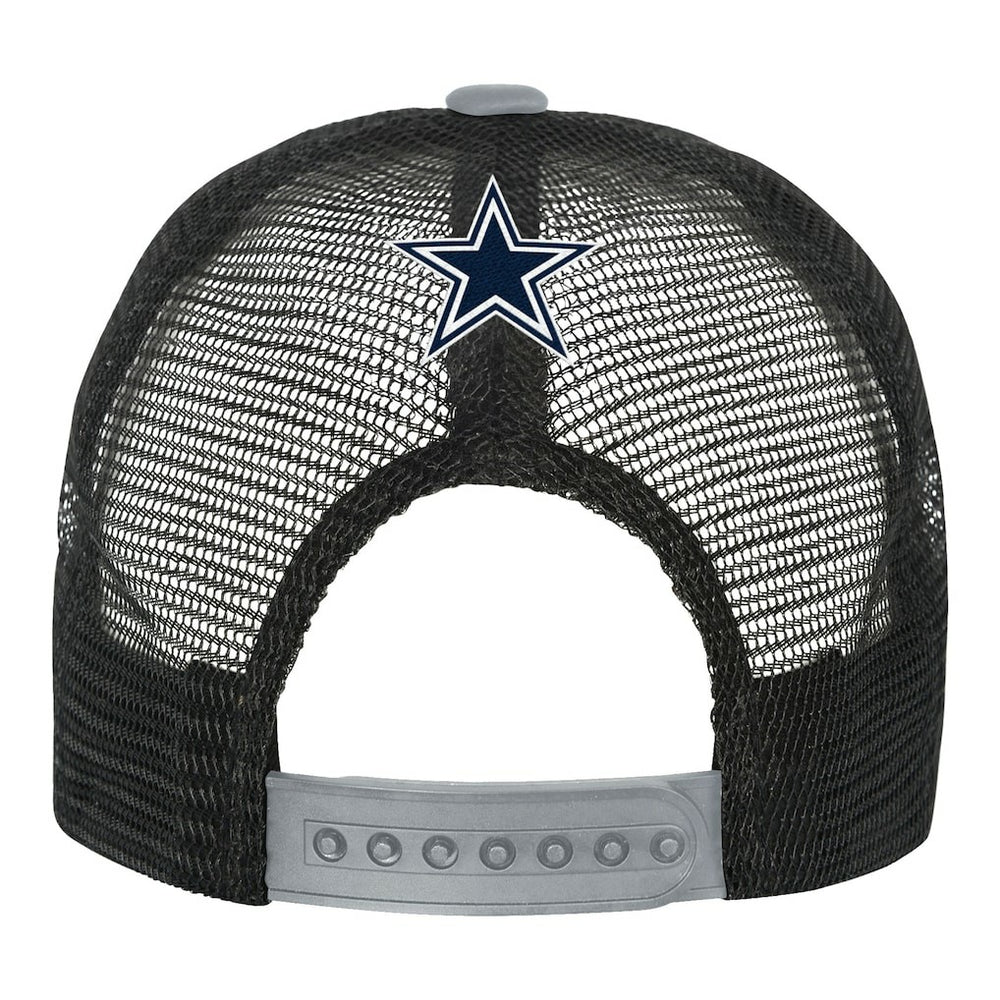 Dallas Cowboys Outerstuff Modern Fan Trucker Adjustable Hat White/Navy - NFL
