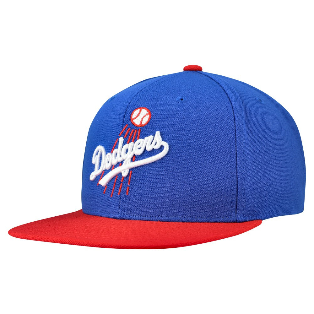 Los Angeles Dodgers Mitchell & Ness Cooperstown Collection Basic Flip Snapback Hat Online