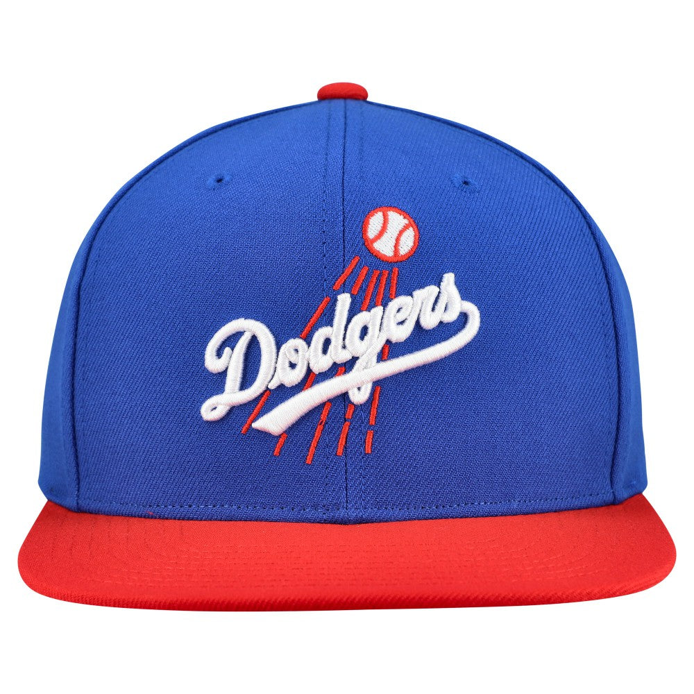 Los Angeles Dodgers Mitchell & Ness Cooperstown Collection Basic Flip Snapback Hat Online