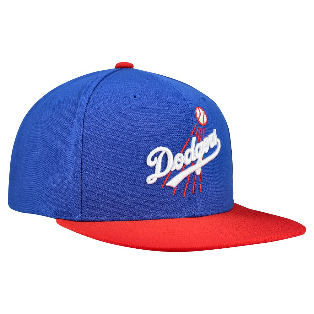 Los Angeles Dodgers Mitchell & Ness Cooperstown Collection Basic Flip Snapback Hat Online