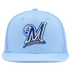 Milwaukee Brewers Mitchell & Ness Cooperstown Collection Basic Flip Snapback Hat Near Me